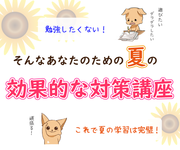 夏のおすすめ講座