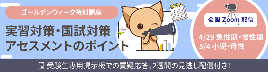 実習対策・国試対策アセスメントのポイント
