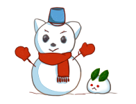 雪ダルマ